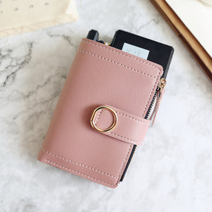 Women Wallets Small Fashion Leather Purse Women Ladies Card Bag For Women Clutch Women Female Purse Money Clip Wallet LSH637