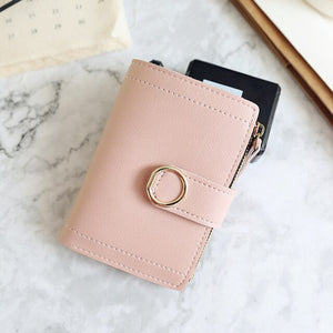 Women Wallets Small Fashion Leather Purse Women Ladies Card Bag For Women Clutch Women Female Purse Money Clip Wallet LSH637