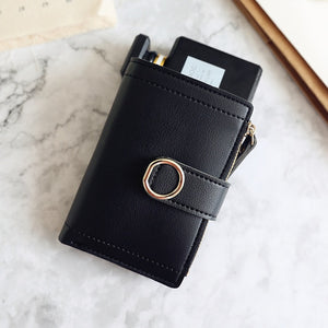 Women Wallets Small Fashion Brand Leather Purse Women Ladies Card Bag For Women 2019 Clutch Women Female Purse Money Clip Wallet