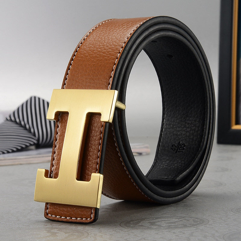 New Luxury Designer Belts Fashion Cowhide Belts Men High Quality Women Genuine Leather Women Belt Smooth Buckle Strap for Jeans