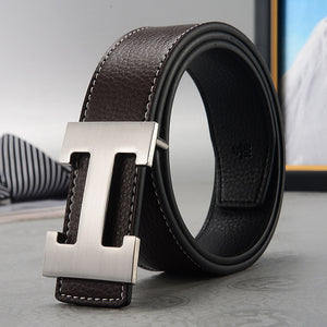 New Luxury Designer Belts Fashion Cowhide Belts Men High Quality Women Genuine Leather Women Belt Smooth Buckle Strap for Jeans