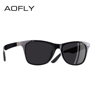 AOFLY NEW DESIGN Ultralight TR90 Polarized Sunglasses Men Women Driving Square Style Sun Glasses Male Goggle UV400 Gafas De Sol