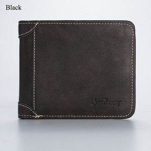 Mens Casual Wallets Leather Short Foldable Wallet Purse 17 Credit Cards Holder