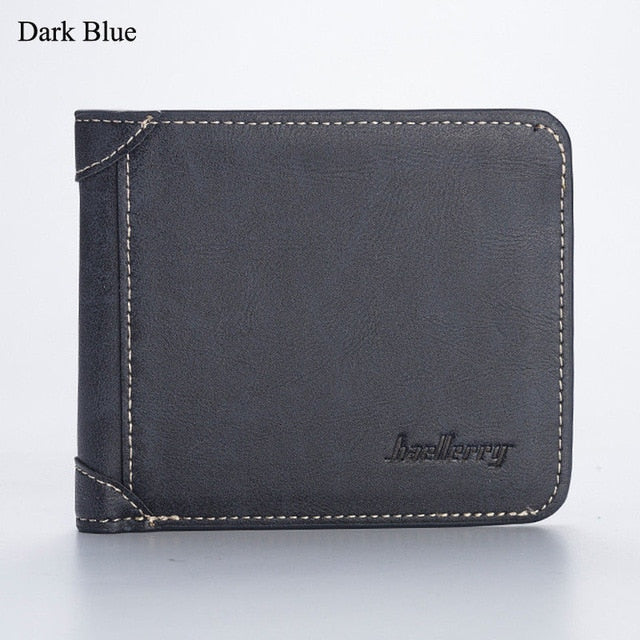 Mens Casual Wallets Leather Short Foldable Wallet Purse 17 Credit Cards Holder